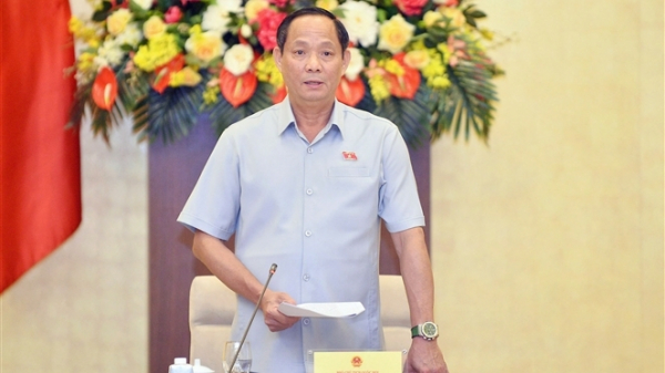 Phó Chủ tịch Quốc hội Trần Quang Phương phát biểu trong cuộc làm việc với Bộ Giáo dục và Đào tạo